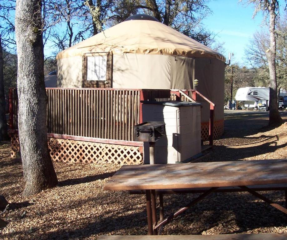 Lake of the Springs Camping Resort Yurt 1